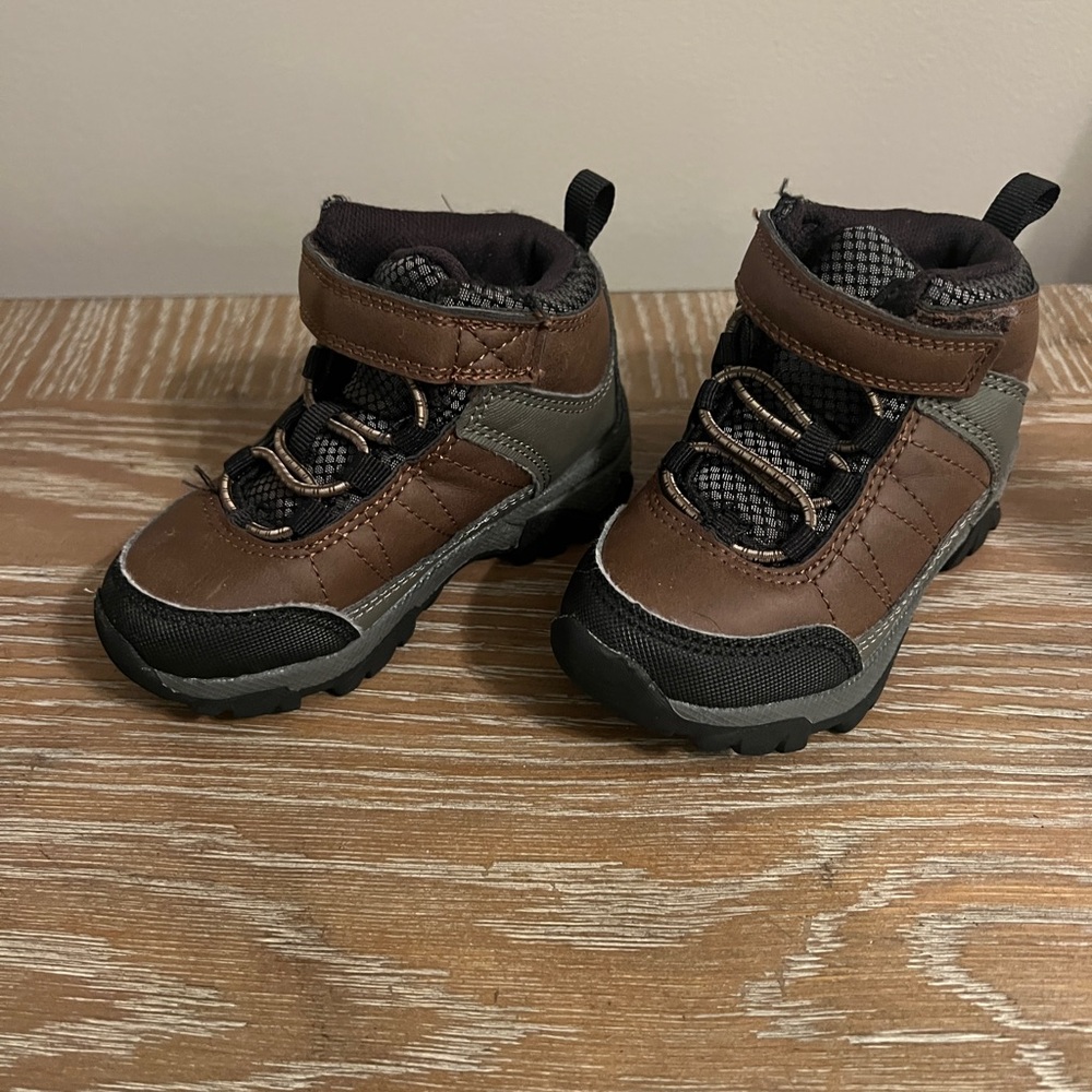 Toddler Boys Ozark Trail Brown and Black Hiking Boots